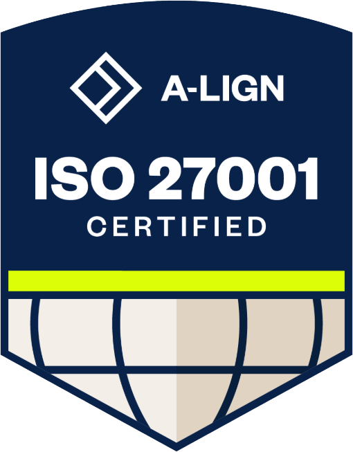 A-LIGN ISO 27001 Certified